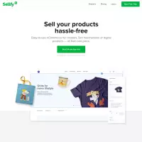 Sellfy adalah platform e-niaga. Bangun toko online Anda (gratis)
