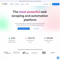 nền tảng apify, quét web và tự động hóa API (5 đô la miễn phí mỗi tháng)