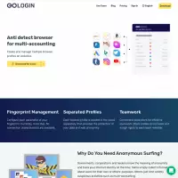 Peramban GoLogin, Jelajahi Penyamaran Uji Coba Gratis Proxy (Gratis) Gunakan Banyak Akun Sekaligus