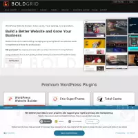 BoldGrid создает веб-сайт на WordPress с набором инструментов и плагинов.