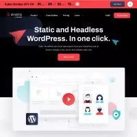 Strattic Host situs WordPress Anda di pembuat situs statis Strattic WordPress dan hosting all-in-one