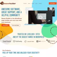 Beaver Builder là trình tạo trang kéo và thả hoạt động với các trang web.