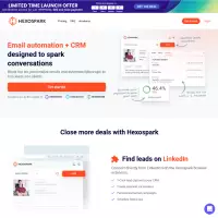 Hexospark Email Automation Support Gmail and SMTP Pay Once Use Lifetime