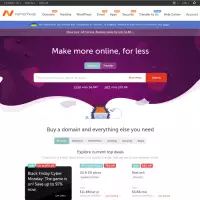 namecheap, beli domain, pilih dari lebih dari 1000 ekstensi, harga terendah hanya $1,78.