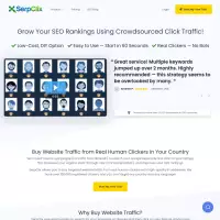 Haz clic en SerpClix y gana dinero o promocionar su sitio web publicitario