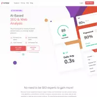 Screpy, una herramienta AI-SEO, solo agregue un nombre de dominio y haga clic en iniciar.