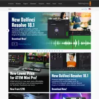 DaVinci Resolve Tool (Free) All-in-one video, audio and effects editing software.