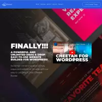 Cheetahbuilderpro Bina tapak web drag-and-drop untuk WordPress dengan banyak elemen.