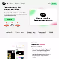 Alat Penstriman Video Langsung Melonapp(Percuma)Strim Percuma yang Mudah Digunakan