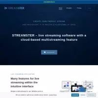 Alat Penstriman Video STREAMSTER (Percuma) Sehingga 4k dan 60FPS