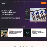Aliran kerja penstriman video langsung berasaskan Awan Videon dengan kelajuan dan kecekapan.