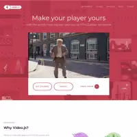 videojs 世界上最流行的開源 HTML5 播放器。