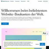WordPress Лучший и самый популярный (бесплатный) конструктор сайтов и блогов.