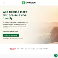 GreenGeeks Web Hosting(Ücretsiz CDN Entegrasyonu)Sürükle-Bırak Site Oluşturucu