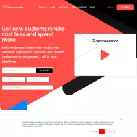 Ambassador Install a Refer a Friend Program affiliate program on your own website