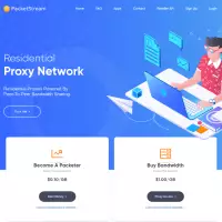 băng thông mua-bán packetstream Kiếm 0,10 USD/Gigabyte chỉ bằng cách mở chương trình.