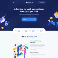 Surfe.be заработок в интернете Не требует вложений, выполняя задания Мгновенный вывод $0.03