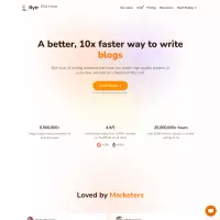 Rytr est un rédacteur de contenu IA qui vous aide à générer du contenu automatiquement.