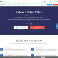 Vidmore, 200'den fazla video formatını dönüştürmek için bir araçtır.