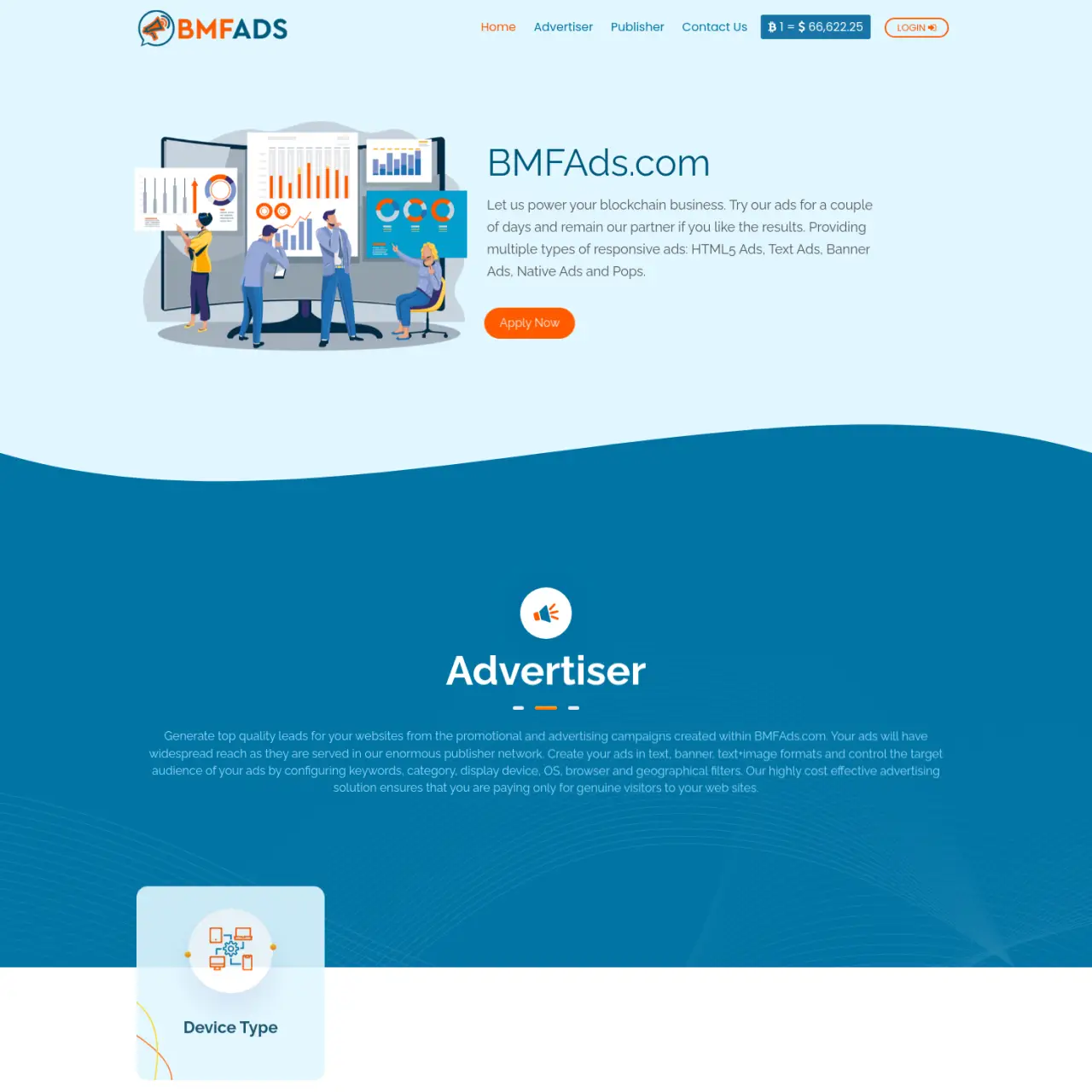 BMFAds cung cấp quảng cáo chất lượng cao. Giúp tạo khách hàng tiềm năng đến trang web của bạn thông