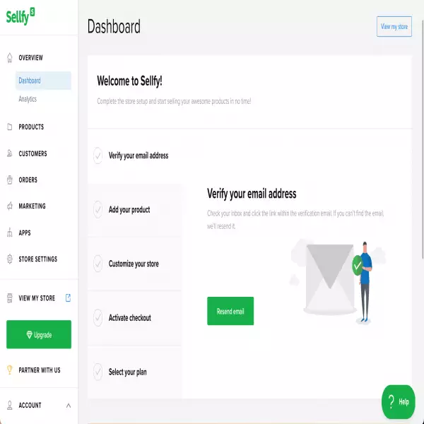 Sellfy est une plateforme de commerce électronique. Créez votre boutique en ligne (gratuit)