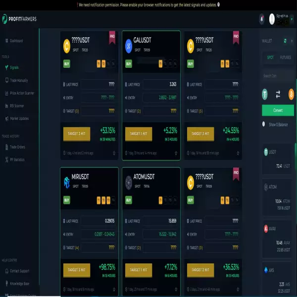 Système de bot de trading Bitcoin automatique ProfitFarmers (gratuit)