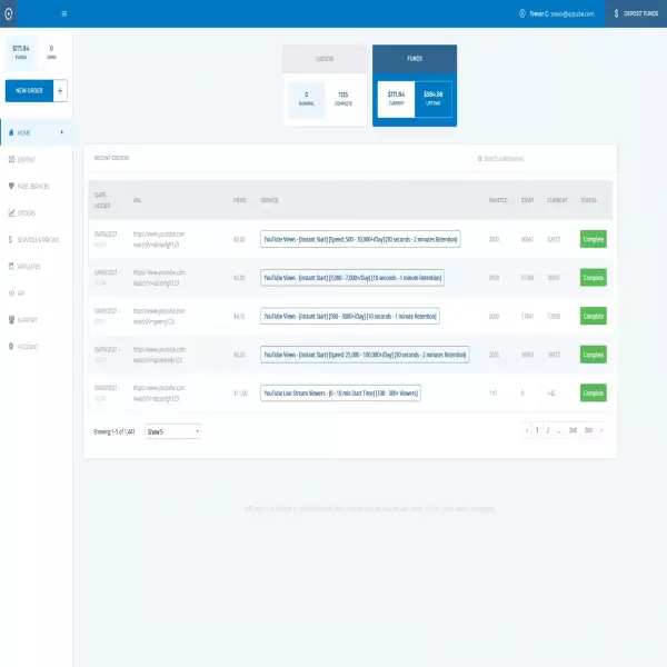 qqtube Augmentez les vues Youtube, les Likes (gratuit 1 $) Tik Tok, Twitch, etc.