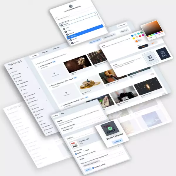 supapass Fácil de crear su propio sitio web y aplicación (gratis)