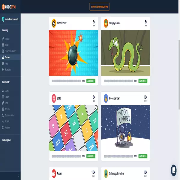 CodeGym 古典的な Java ゲームの独自のバージョンを作成してください! (無料) コーディング、改善、およびプレイ。
