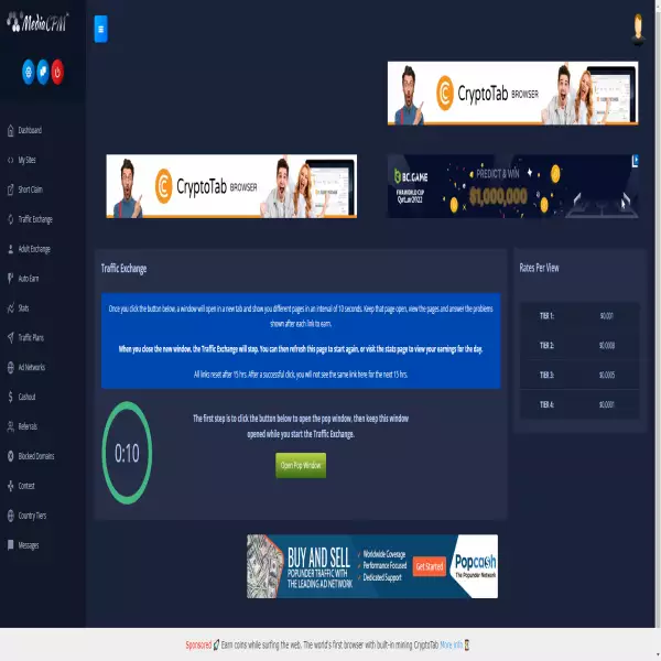 Mediacpm advertising network Earn money for your website. The minimum payment is $10.