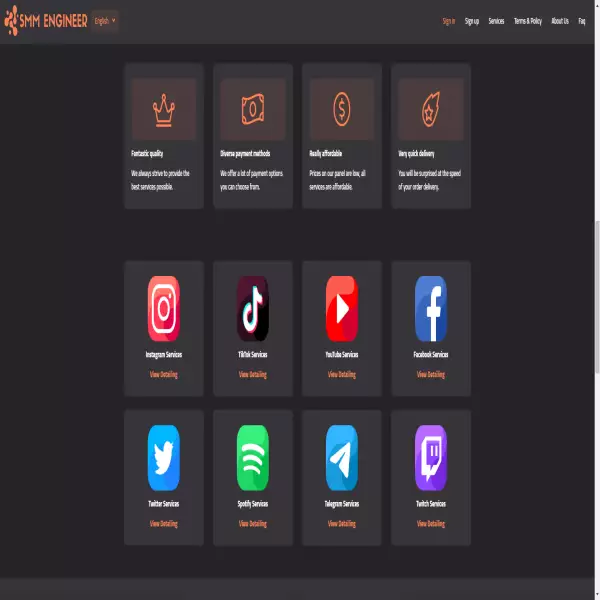 smmengineer increase views, likes, increase followers on YouTube, TikTok and other social media.