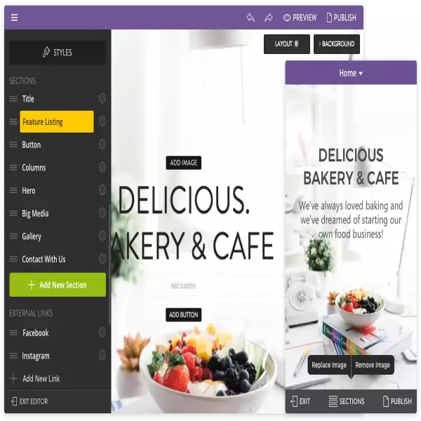 Créez un site Web par glisser-déposer (gratuit) en 30 minutes, vendez des produits et plus encore.