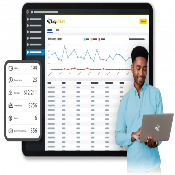 簡単アフィリエイト 簡単な WordPress アフィリエイト プログラム Plugin2000+ ツール