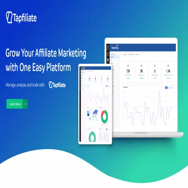 Tapfiliate Create Affiliate System On Your Own Website 14 Day Free Trial
