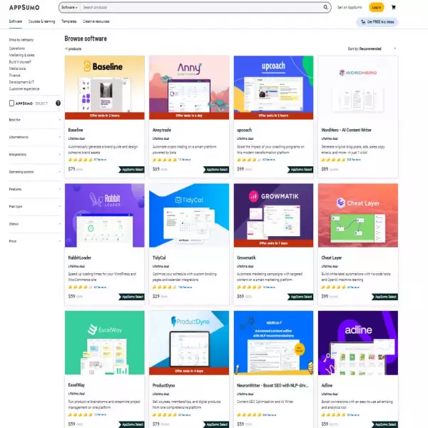 Phần mềm giới thiệu AppSumo Tạo hệ thống liên kết giới thiệu của riêng bạn trên trang web của bạn.