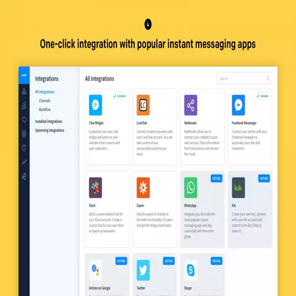 ChatBot, kendi web sitenize otomatik AI sohbet botları ekler.