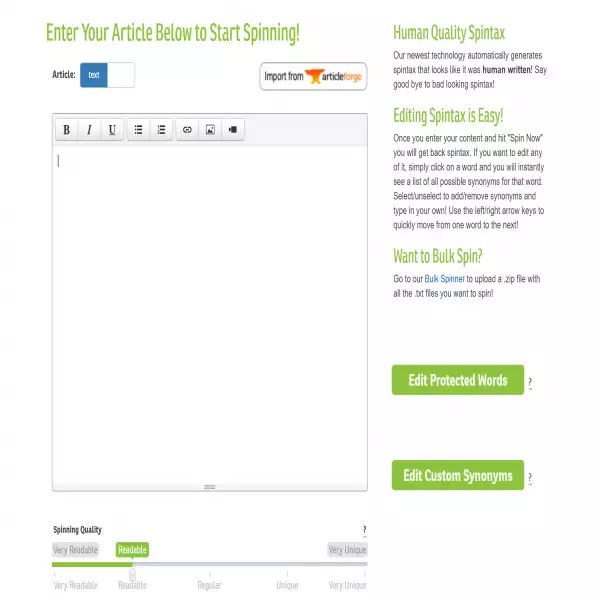 WordAi, un nuovo strumento di scrittura di articoli con AI, genera migliaia di articoli diversi.