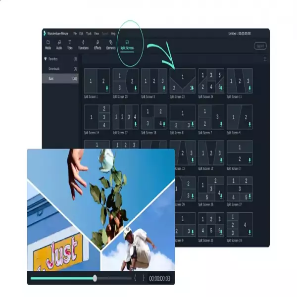 Perekam Layar Video Filmora Dapat merekam layar dan webcam secara bersamaan