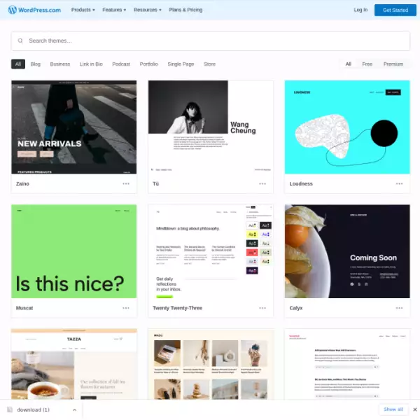 WordPress The world's best and most popular (free) website and blog building tool.