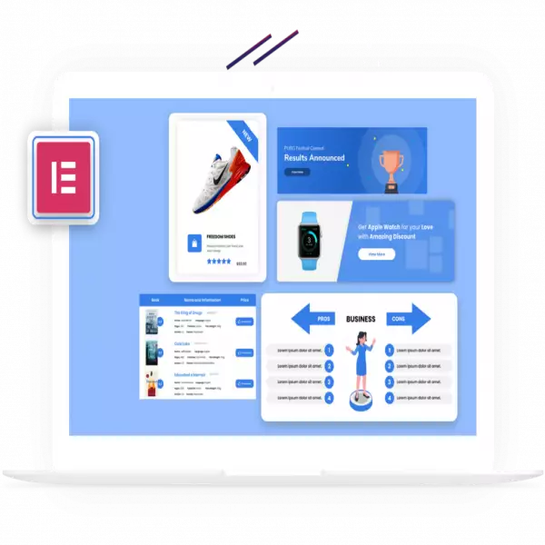 Plugin de comparaison de produits Techeshta Avantages, inconvénients et plus pour Elementor 14 $