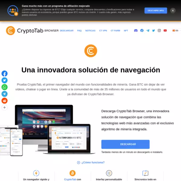 Cryptobrowser'dan kolay para kazanın ve minimum 0.00001BTC para çekme işlemi alın