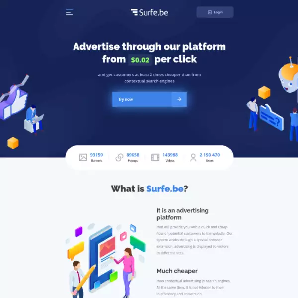 surfe.be dapatkan wang dalam talian tanpa pelaburan pengeluaran segera daripada $0.03
