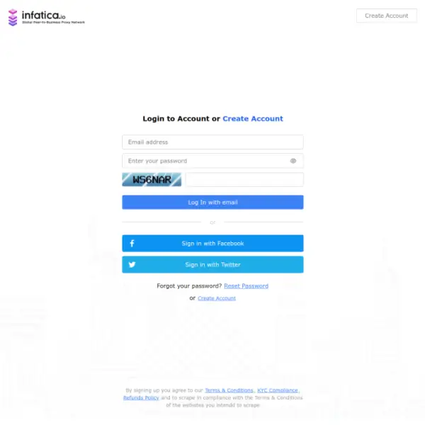 Infatica Máy chủ proxy nhanh và giá cả phải chăng để quét web.