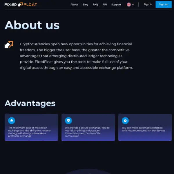 FixFloat 자동 환전 플랫폼 어떤 기기에서든 가장 빠른 속도로