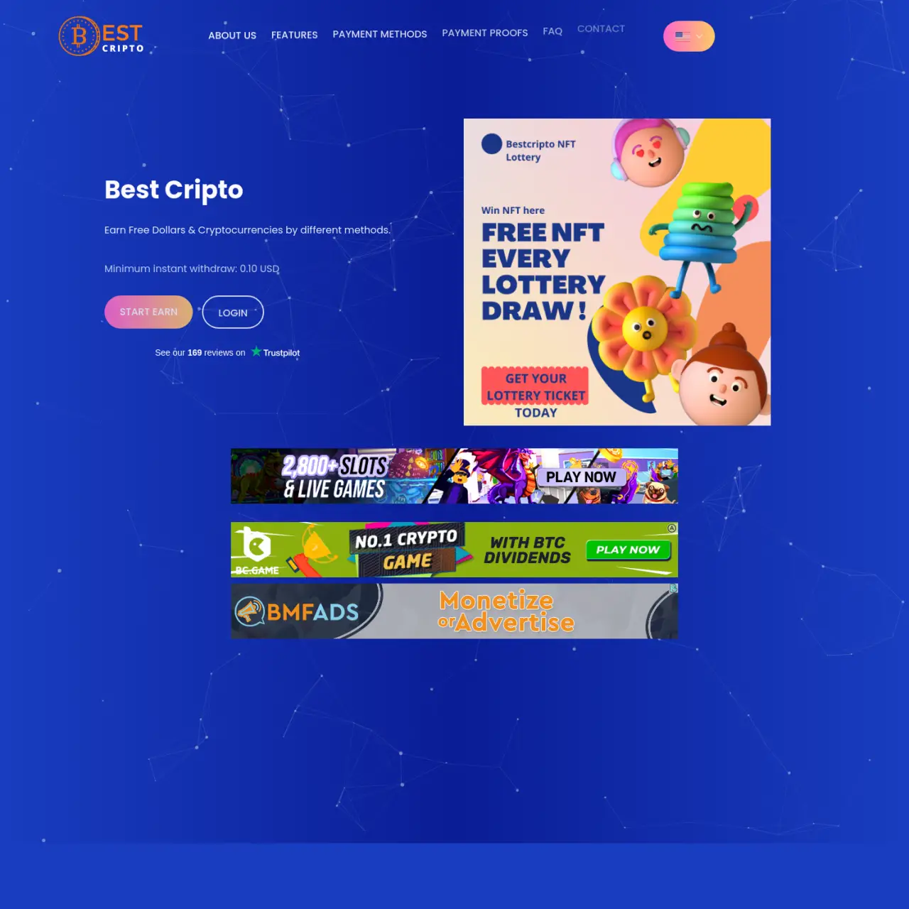 BestCripto.xyz It is a website that offers various methods. Plenty of ways to earn free cryptocurren