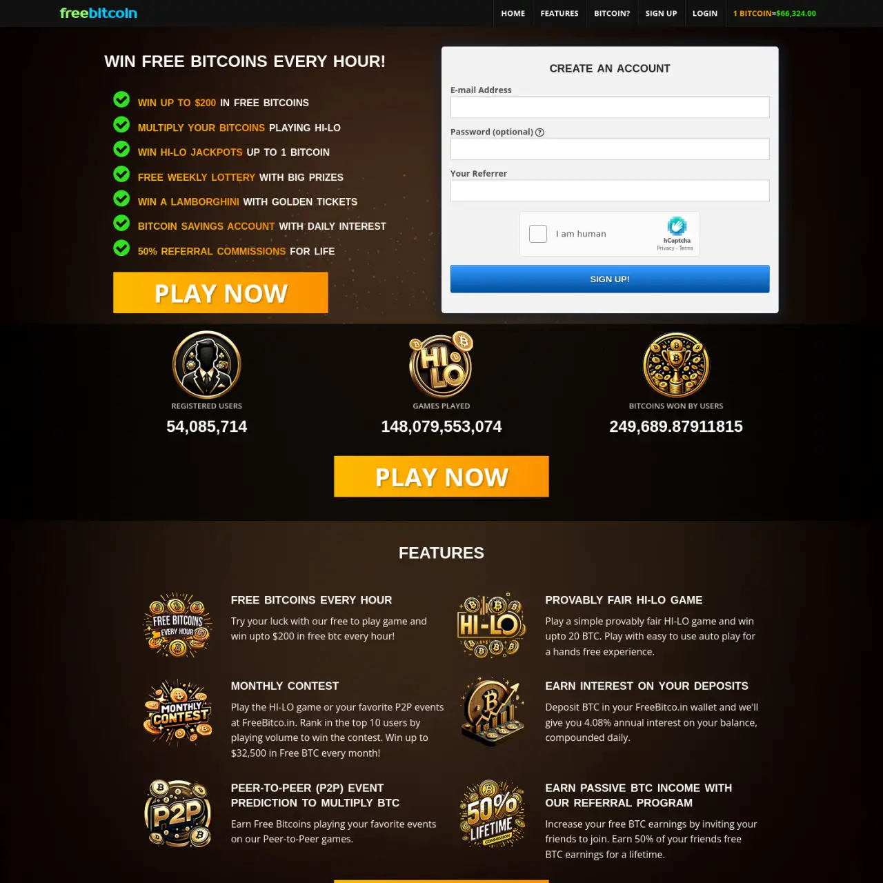 Win upto $200 in Bitcoins every hour no strings attached! Multiply your bitcoins free weekly lottery