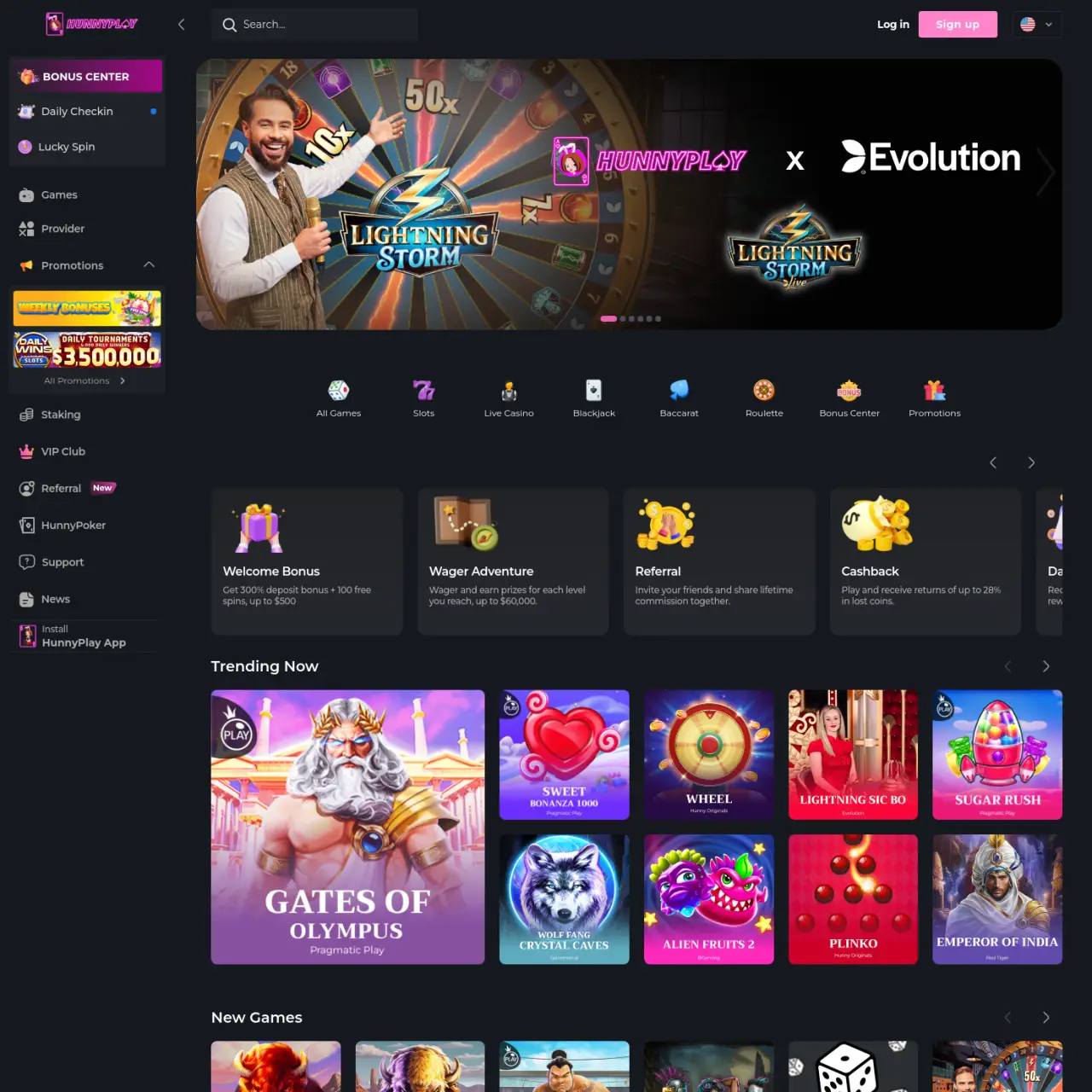 HunnyPlay — это крипто-казино. Лучшие проверенные крипто-игры Честные дилеры с живыми дилерами Более