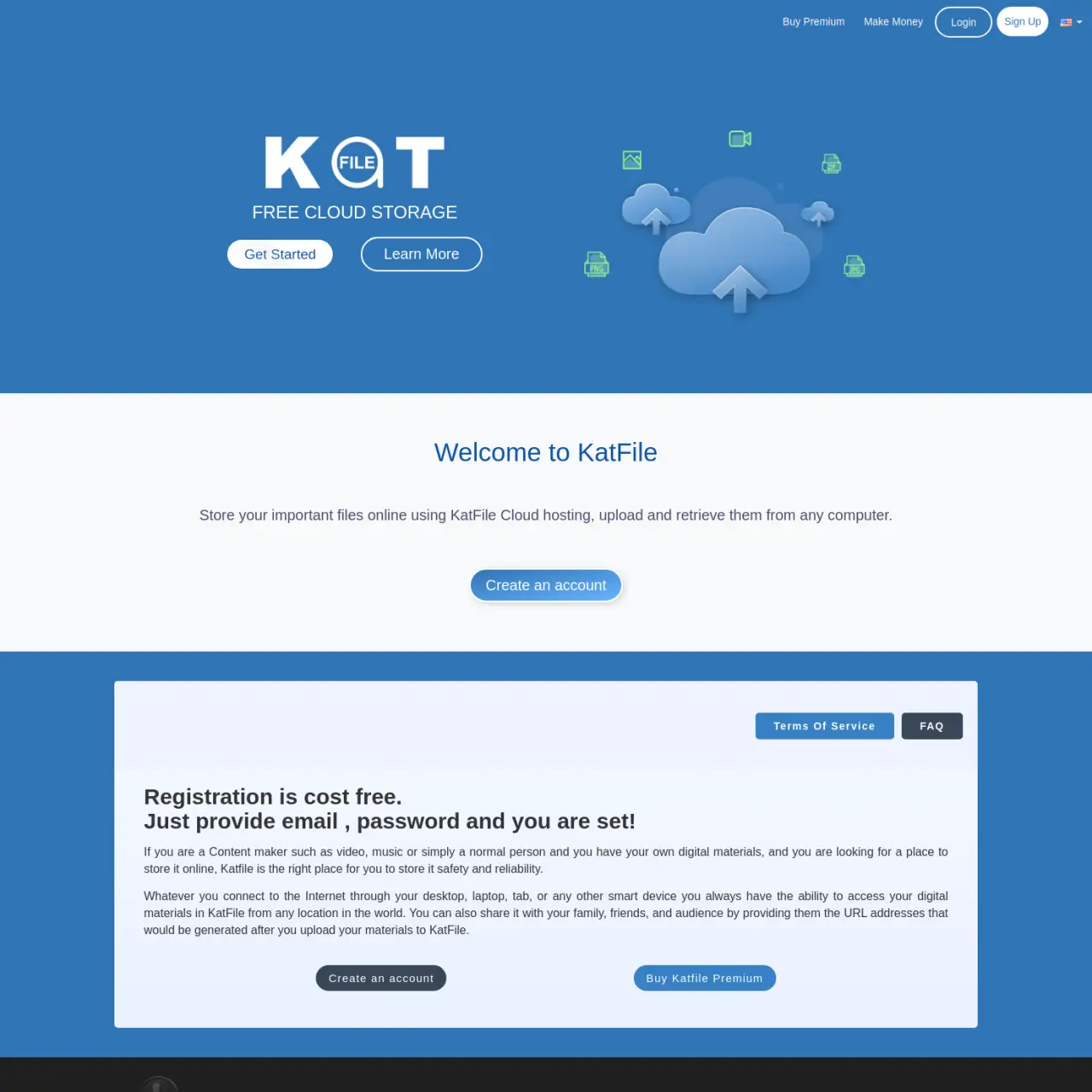 KatFile предлагает премиум-аккаунт с такими преимуществами, как неограниченная скорость загрузки. За