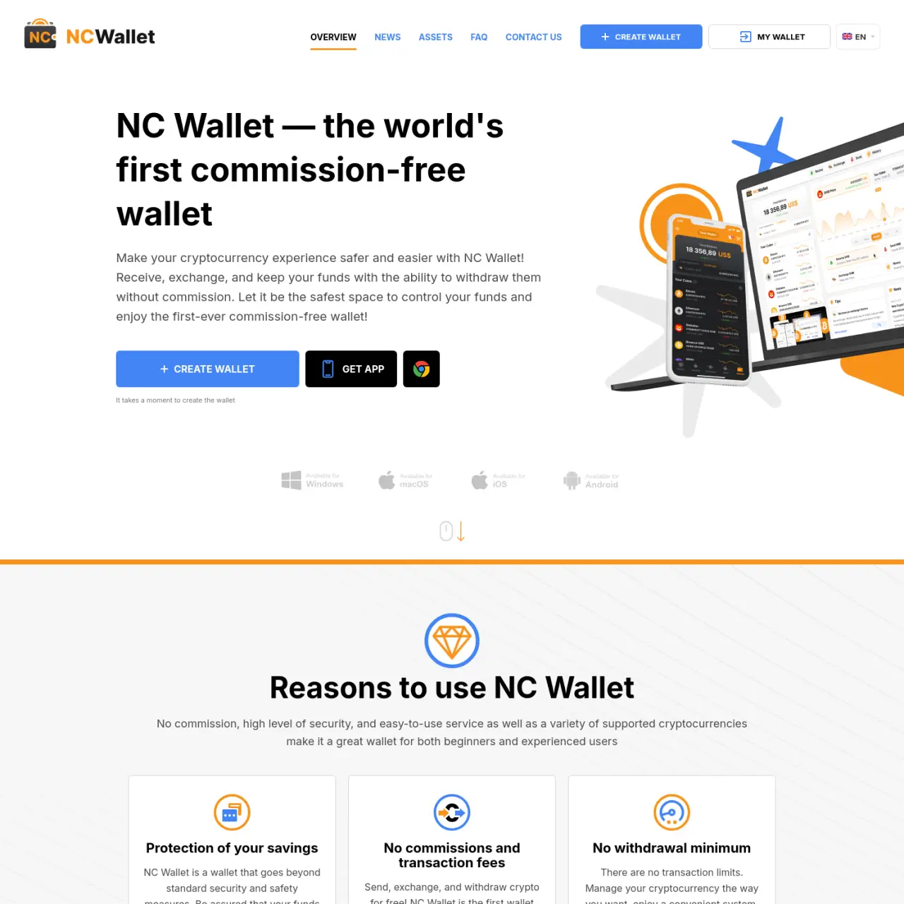 NCWallet là một ứng dụng ví tiền điện tử miễn phí và an toàn dành cho trình duyệt và iOS Android. Nh