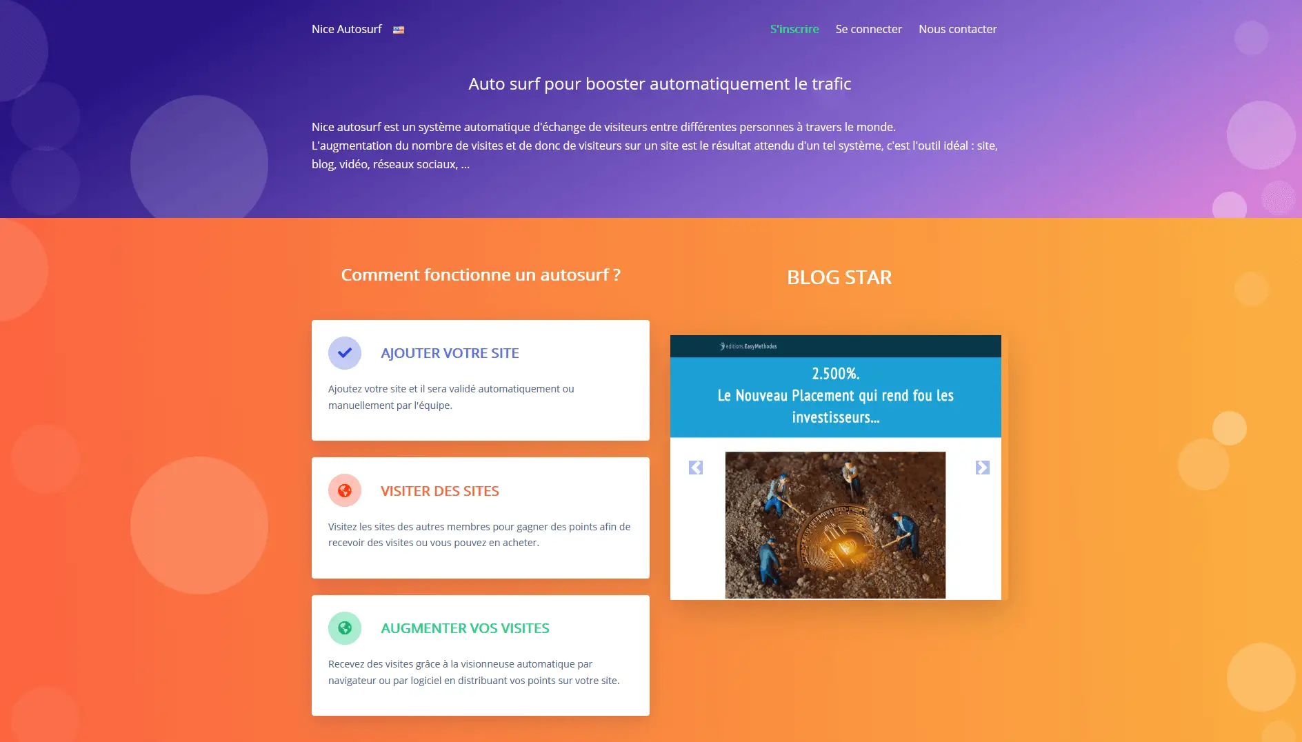 Autosurf là một hệ thống tự động trao đổi lượt truy cập trang web trên toàn cầu, tăng lưu lượng tr